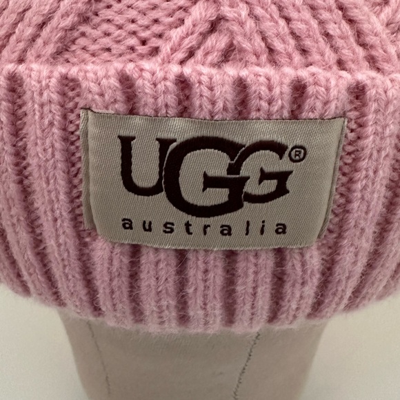 UGG Australia Pink Beanie Hat (NWOT) - Picture 2 of 4